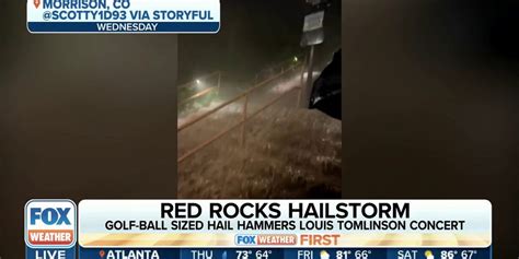 Hail pelts Red Rocks: Nearly 100 concertgoers hurt